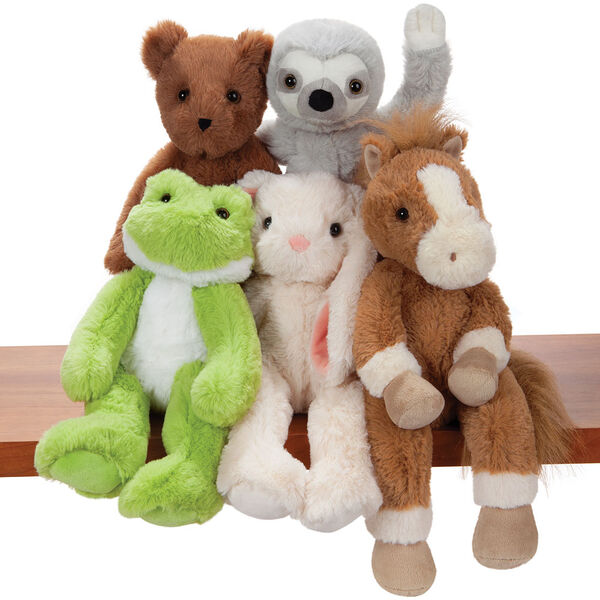 15" Buddy Pony - Group image with Bear, Bunny, Sloth, Pony and Frog image number 6