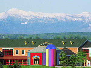 An image of the Vermont Teddy Bear factory in Shelburne, Vermont