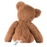 15" Buddy Bear - Back view - Slim seated honey brown bear with tan paw pads and brown eyes image number 4