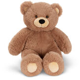 18" Oh So Soft Teddy Bear - Front view of seated honey brown bear with tan muzzle and brown eyes image number 5