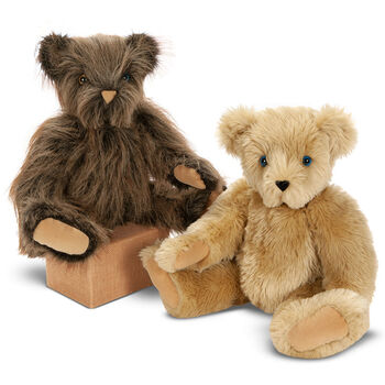 20" Special Edition Classic Dark Brown Bear - group image of 20"  long brown bear and maple bear