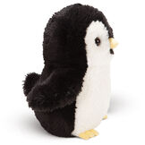 18" Oh So Soft Penguin - Side view of Black and white plush penguin with yellow nose image number 8