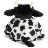 18" Oh So Soft Cow - Back view of seated black and white Holstein cow with tail image number 5