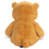 20" Hugsy the Teddy Bear - Back view of seated golden brown bear  image number 5