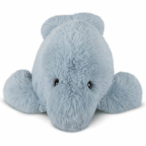 18" Oh So Soft Manatee - front view of grey plush manatee