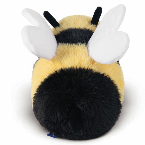 18" Oh So Soft Bee - Back view of stuffed bee with yellow and black stripes