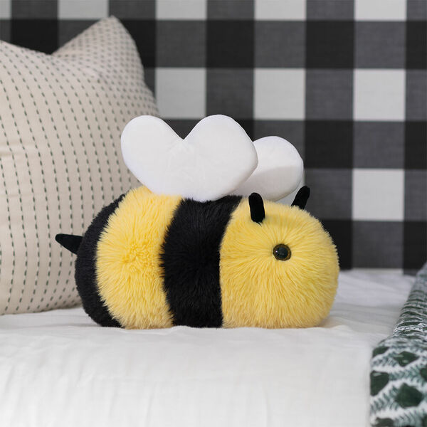 18" Oh So Soft Bee - Side view of stuffed bee presented as a great gift