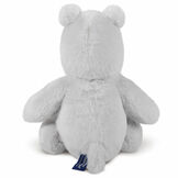 15" Cuddle Chunk Hippo - Back view of grey plush hippo with cute tail image number 6